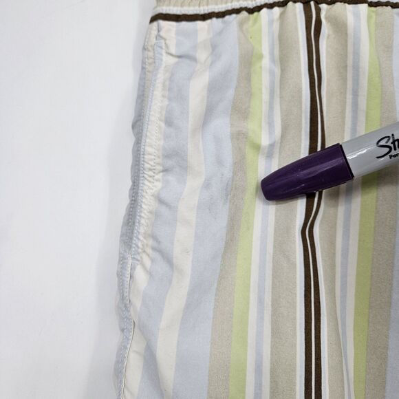 Vilebrequin Swim Trunks Mens XXL Striped Shorts No Liner‎ Multiple FLAWS - Picture 3 of 16